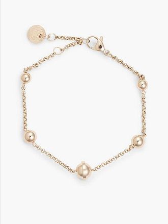 Tommy Hilfiger Ionic Carnation Gold-Plated Orb Bracelet