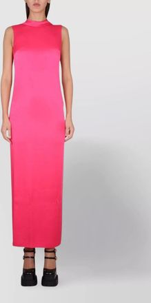 Versace long dress ring neckline