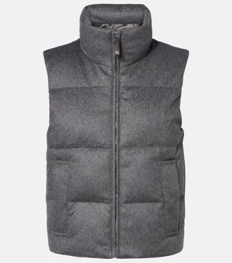 Max Mara The Cube Amoroso cashmere down vest