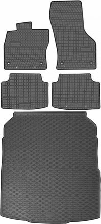OEM Juego De Alfombrillas De Goma Para Coche Y Alfombrilla Para Maletero Para Vw Passat B8 Sed&aacute;n (2014)