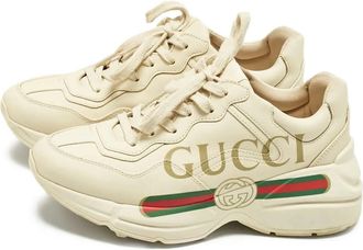 Gucci Sneakers Rhyton in pelle - Toni neutri