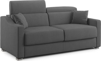 Divani.Store Amber Sof&aacute; Cama Convertible Con Tela Desmontable 191 Cm (mat. 140x197) Antracita