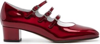 Carel Kina Patentleren Mary-Jane Pumps - Dames - Pumps - Rood - 40 EU - Leer - Schoenen