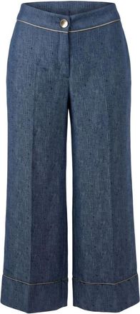 Trussardi Pantaloni a gamba larga - - Trousers - Donna - Blu - XL