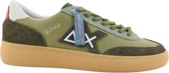 Sun 68 Sneaker - Heren - Sneakers - Groen - 40 EU - Leer - Schoenen