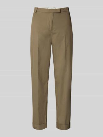 Tommy Hilfiger Slim Fit Chino aus Baumwoll-Mix in Taupe, Gr&ouml;&szlig;e 34