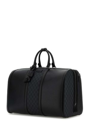 Gucci Mens Black Canvas Travel Bag 1000 Borse Da Viaggio