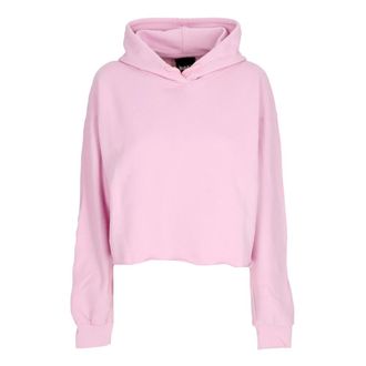 Disclaimer Rhinestone Logo Hoodie - Dames - Hoodies - Roze - S - Katoen - Hoodies & sweatvesten