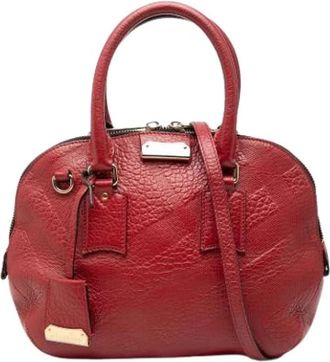 Burberry Pre-owned The Orchard Handbag - - Pre-owned - Donna - Rosso - ONE SIZE