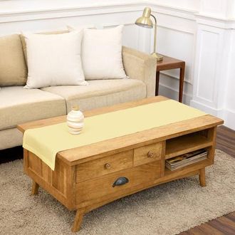 Solino Home Linen Table Runner - Fete in Golden Straw at Nordstrom, Size Xx-Small/x-Small