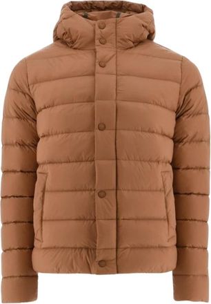 Jott Hooded Puffer Jacket - Heren - Winterjassen - Bruin - 4XL - Jassen