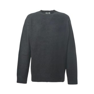 Laneus Lichtgewicht trui met ronde hals - Heren - Truien - Zwart - Maat: XL Acryl