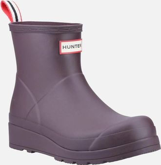 Hunter Womens Hunter Womens/Ladies Play Short Wellington Boots - Purple - Size: 6
