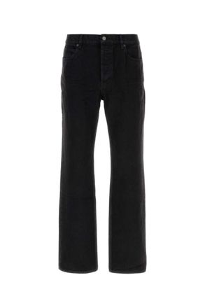 Saint Laurent Black Mid Rise Jeans