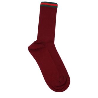 Gucci damessokken en enkelsokken katoen rood/bordeaux