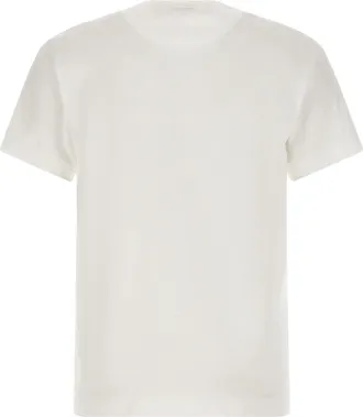 Comme Des Gar&ccedil;ons Heart Logo-Embroidered T-Shirt - Cream