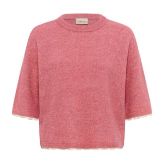 Cream Jersey Kibana - Knitwear - Mujer - Rosa - XS