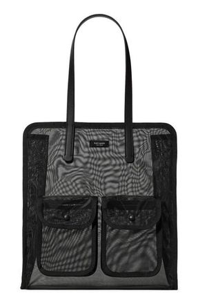 Kate Spade New York breezy mesh tote bag in Black at Nordstrom