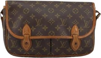 Louis Vuitton Pre-owned Vintage Canvas Cross Body Bag - unisex - Vintage Schoudertas - Bruin - ONE Size - Vintage