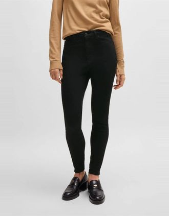 HUGO BOSS Womens Maye Five Pocket Slim Fit Jeans - Black - Size: 29 l32
