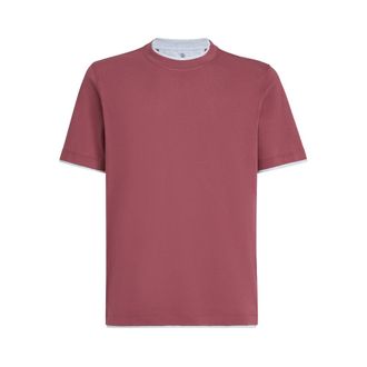 Brunello Cucinelli Faux-layering Crew-neck T-shirt