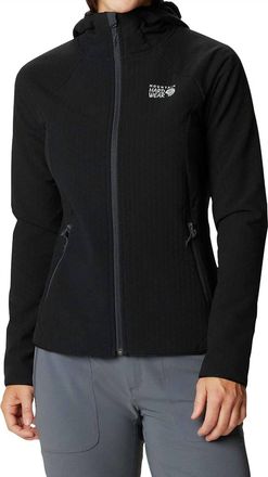 Mountain Hardwear Keele Grid Hoody In Black