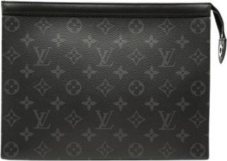Louis Vuitton Pre-owned Monogram Eclipse Clutch - Heren - Vintage Clutch - Zwart - ONE Size - Vintage