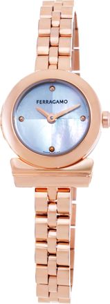 Ferragamo Gancini Quartz Blue Dial Ladies Watch SFKK02524