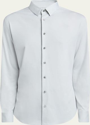 Giorgio Armani Mens Cotton Stretch Jersey Dress Shirt