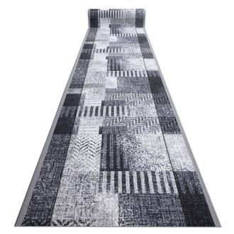 RugsX RugsX Anti-Slip Essenza Runner in Grey | Size: 120 cm x 400 cm