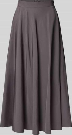 Windsor Midirock mit gelegten Falten in Purple, Größe 34