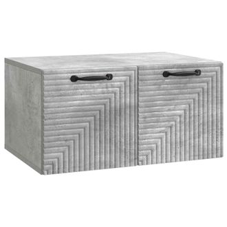 vidaXL Mueble Para Tv De Pared Gris Hormig&oacute;n 59,5 X 41 X 30 Cm Vidaxl