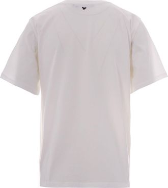 Max Mara Womens Printed T-Shirt White Cotton T-Shirts & Jerseys