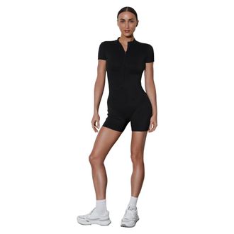 Estro & Luminara Slim Fit Sporty Jumpsuit - female - Estro - Playsuits - Black - XL - Jumpsuits & Playsuits