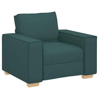 vidaXL Vidaxl Poltrona Divano Verde Scuro 60 Cm Tessuto