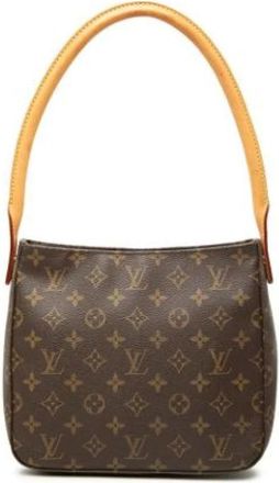 Louis Vuitton Pre-owned Shoulder Bag - Dames - Vintage Schoudertas - Bruin - ONE Size - Leer - Vintage