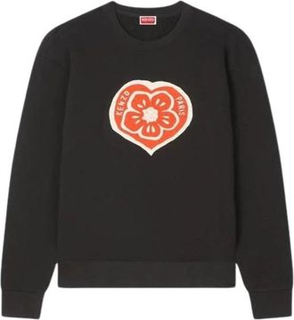 Kenzo Boke Heart Sweatshirt - Heren - Sweatshirts - Zwart - M - Katoen - Hoodies & sweatvesten