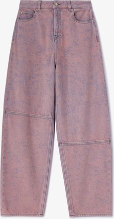 Ganni Cameo Pink Stary Jeans in Wash - Size 24W/33L Organic Cotton