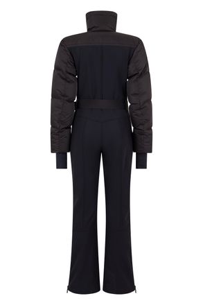 Moncler Womens Padded Suit Black Polyester Jumpsuits Dress