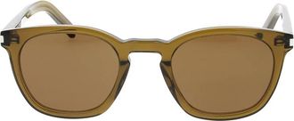 Saint Laurent SL 28 Zonnebril - unisex - Zonnebrillen - Bruin - ONE Size - Accessoires