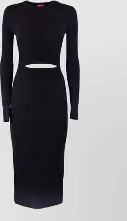Diesel wool midi dress