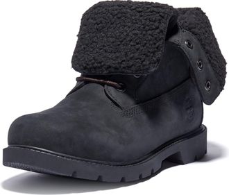 Timberland Womens Linden Woods 6 in Double Collar Wr Basic Boots, jet black, 4.5 UK