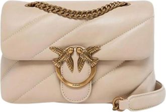 Pinko Mujer, Bolsos, Beige, Talla: ONE Size
