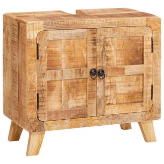 Berkfield Home Bathroom Cabinet with Shelf with Storage with Door Brown