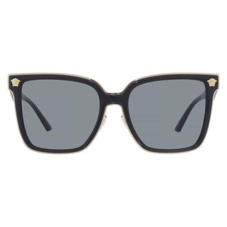 Versace Dark Grey Butterfly Ladies Sunglasses VE2278D GB1/87 58