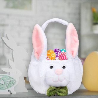 OEM Bolsa Para Dulces De Pascua - Juego De 2, Decoraci&oacute;n Para Huevos De Pascua, Bolsa De Almacenamiento De Conejito