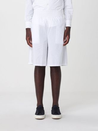 Aspesi Shorts chino al ginocchio in popeline di cotone con vita alta elasticizzata