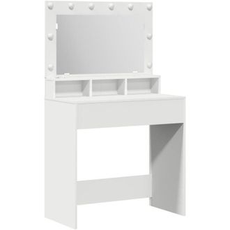 vidaXL Dressing Table White 79 x 41 x 135 cm Engineered wood Vidaxl