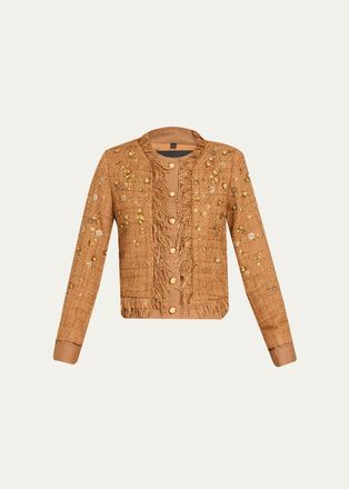 Kobi Halperin Marshall Embellished Tweed Jacket