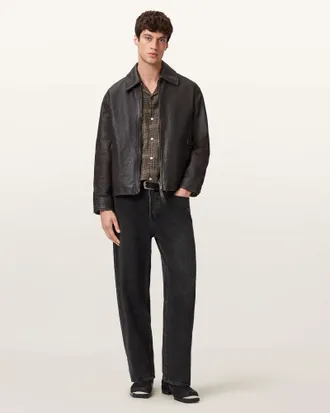 AllSaints Garrison Leather Jacket